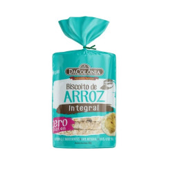 Biscoito de Arroz Integral 95g Da Colônia