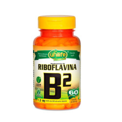 Capsula Riboflavina Vitamina B2 60cp Unilife