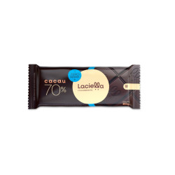 Chocolate 70% Cacau Zero Açúcar 80g Laciella