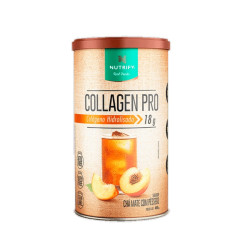 Collagen Pro Hidrolisado Sabor Chá Mate com Pêssego 450g Nutrify