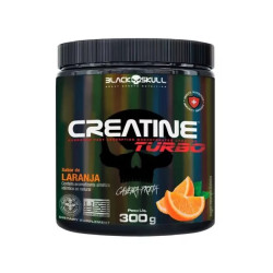 Creatine Turbo Sabor Laranja 300g Black Skull