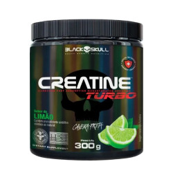 Creatine Turbo Sabor Limão 300g Black Skull