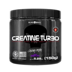 Creatine Turbo Sabor Uva 150g Black Skull