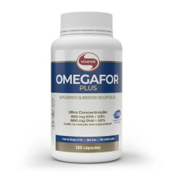 Cápsulas de Omegafor Plus 120 de 1g Vitafor