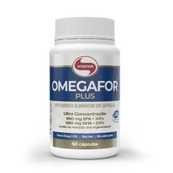 Cápsulas de Omegafor Plus 60 de 1g Vitafor