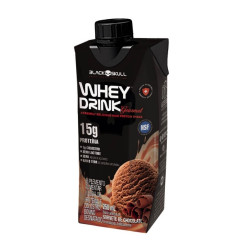 Whey Drink Gourmet Sabor Chocolate 250ml Black Skull